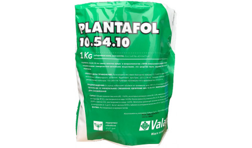 Удобрение Плантафол 10+54+10 1 кг. Valagro