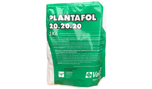 Удобрение Плантафол 20+20+20 1 кг Valagro