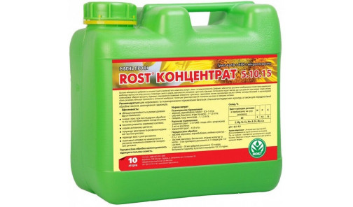 Добриво Рост концентрат (5.10.15) 10 л Кіссон