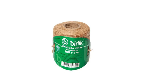 Нитка джутова 100грам  BIRLIK 012